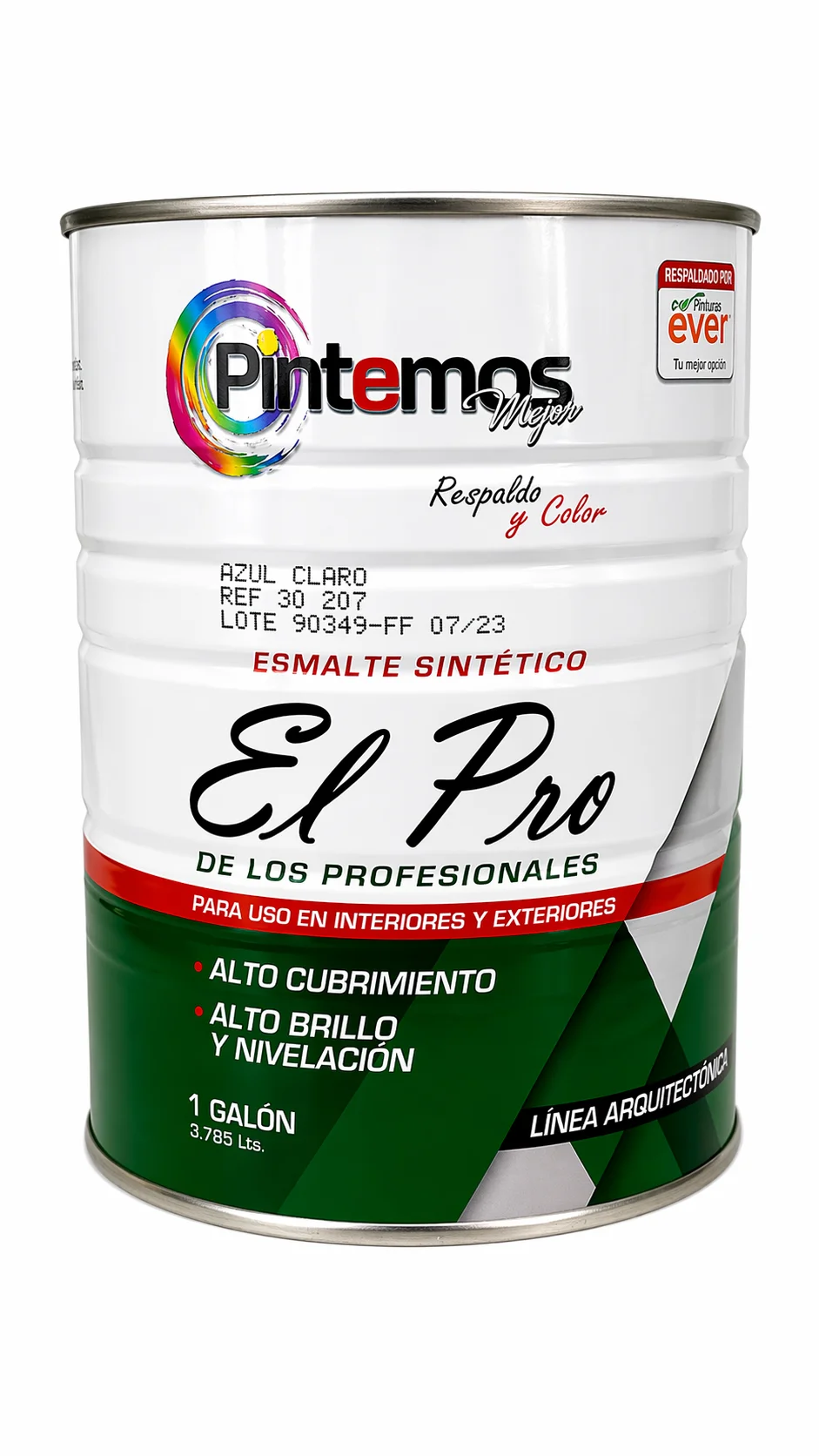 Esmalte azul claro de gl